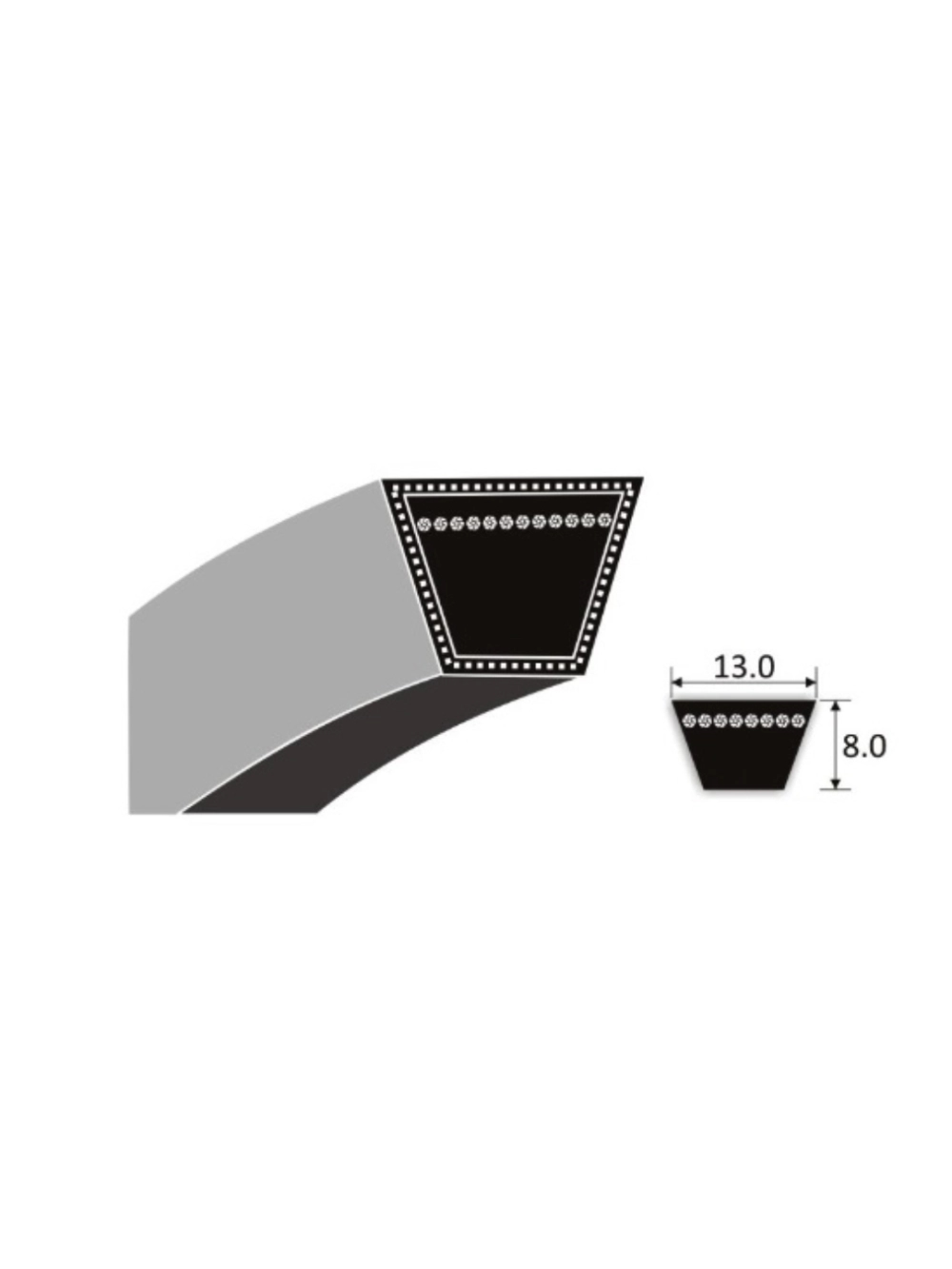 V-belt A 2000 Lp PIX X'set